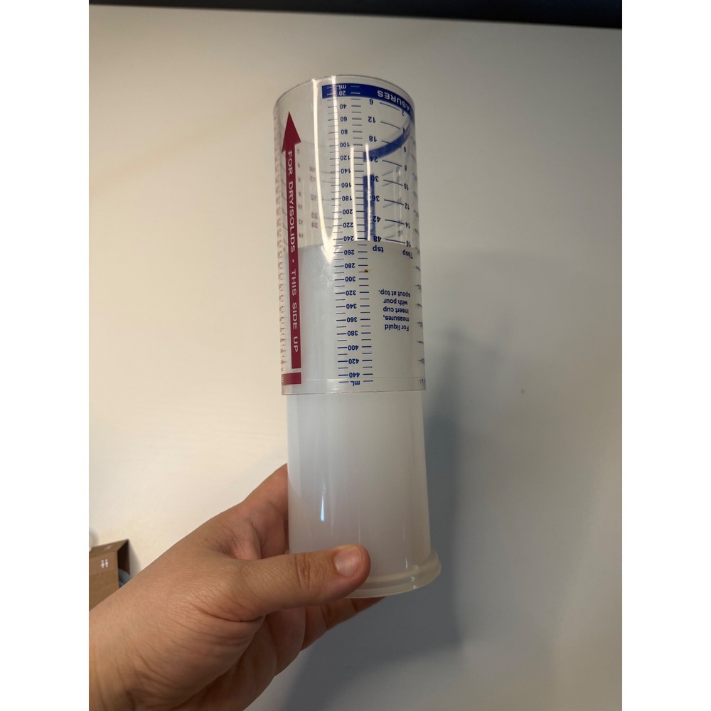 Pampered Chef Measure-All Cup 2 Cup Adjustable Liquid Dry Measuring Tool 1997 - Picture 3 of 3
